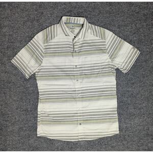 Kuhl Intriguer Shirt Mens Size Small Short Sleeve Striped